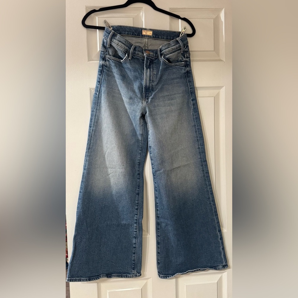 MOTHER Wide Leg The Hustler Roller Ankle 27